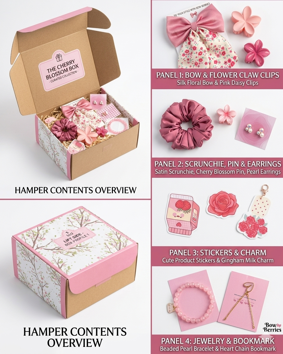 Cherry Blossom Box Gift Hamper - Image 2
