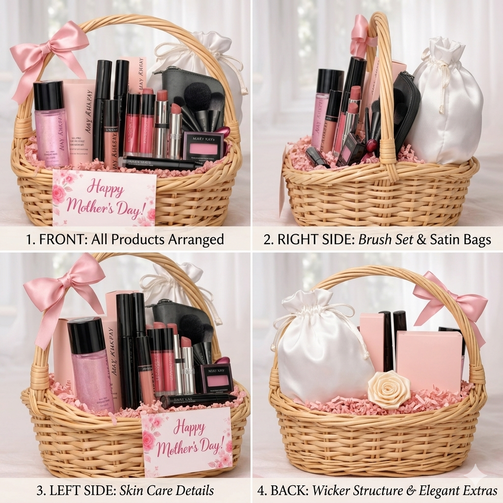 Customized Mother’s Day Beauty & Pamper Gift Basket - Image 2