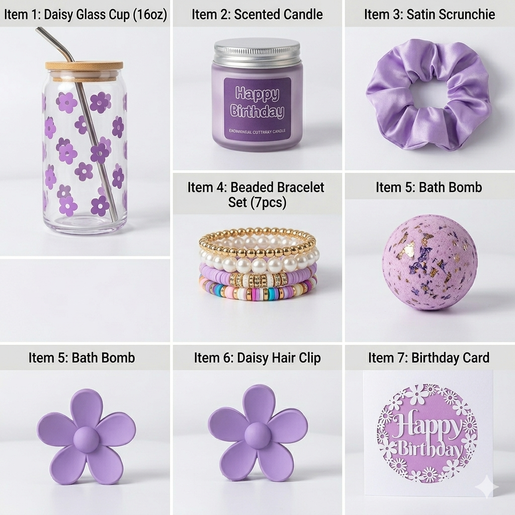"Happy Birthday" Scented Soy Wax Candle - Image 3